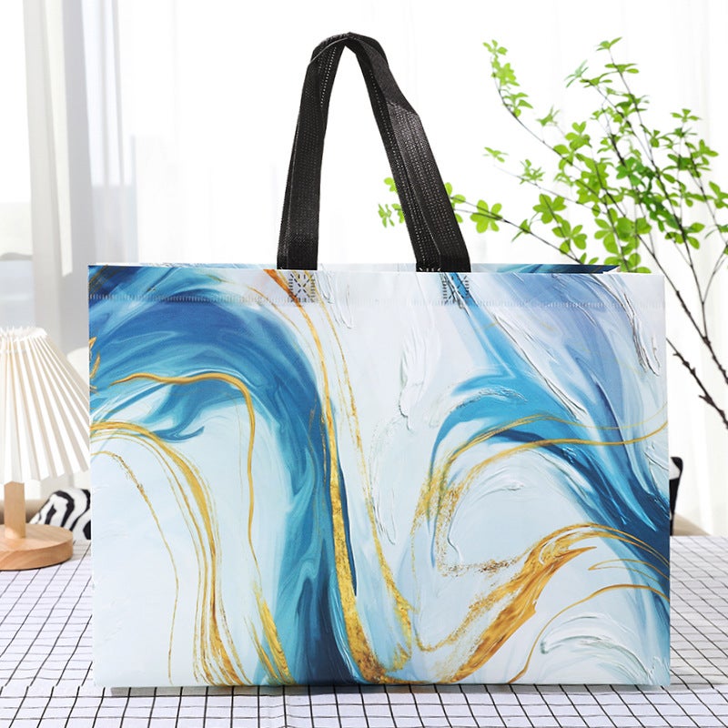 Colorful Color Handbag Women'S Shoes Shopping Bag High-End Non-Woven Bag Clothing Store Bag Clothes - Image 4